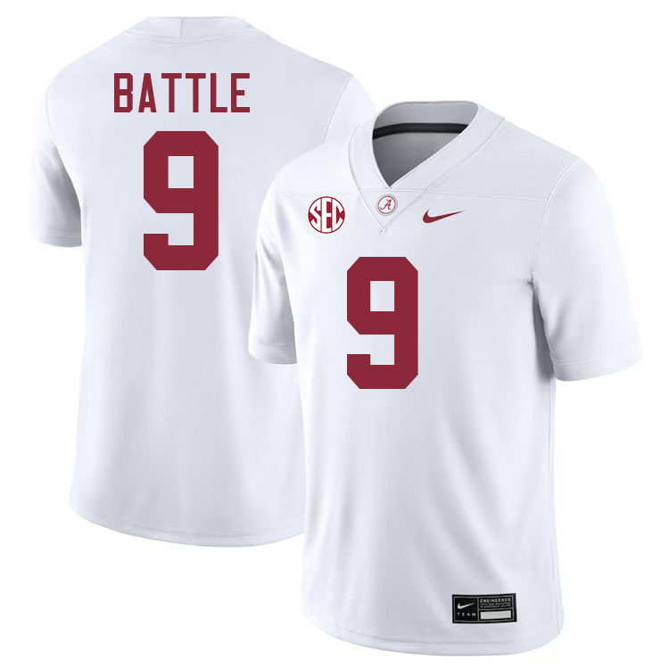 Jordan Battle Alabama Jersey,University Of Alabama Crimson Tide Football Jersey,Uniforms-White